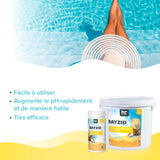 1 kg BAYZID® pH Plus Granulat für den Pool - Höfer Chemie GmbH