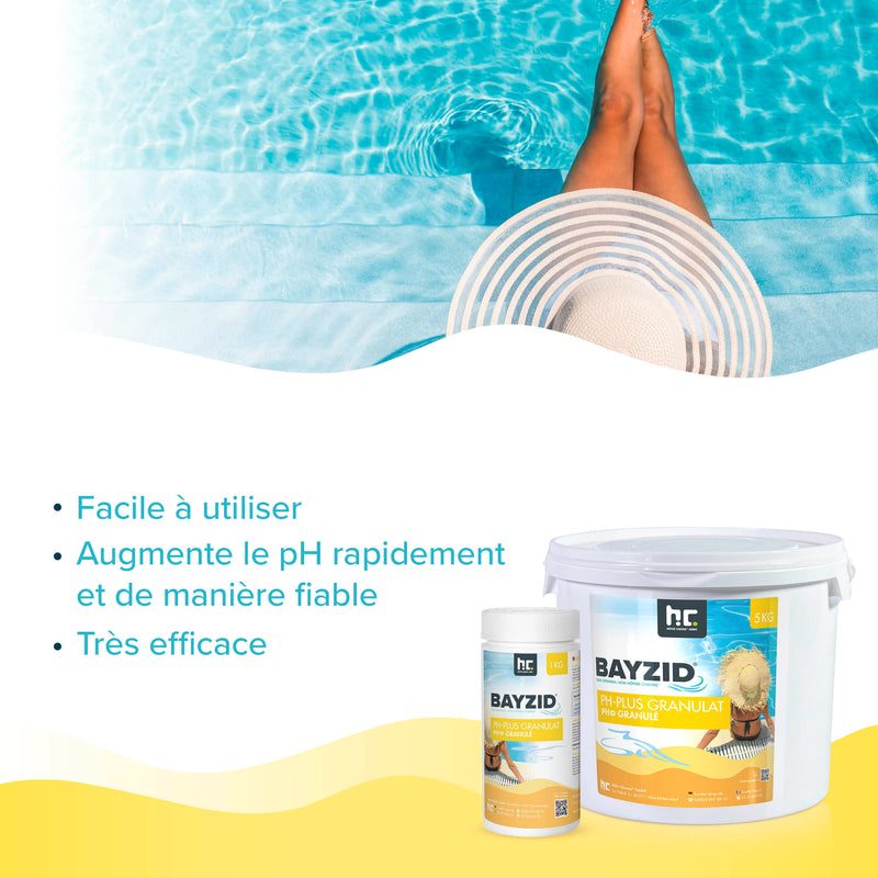 1 kg BAYZID® pH Plus Granulat für den Pool - Höfer Chemie GmbH