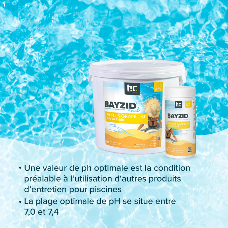 1 kg BAYZID® pH Plus Granulat für den Pool - Höfer Chemie GmbH