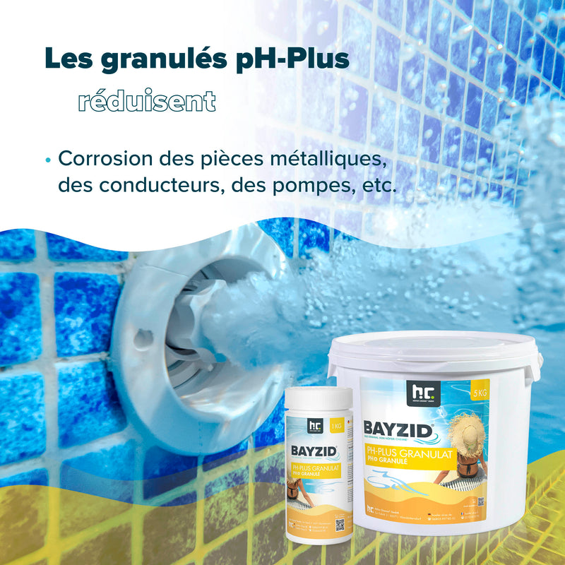 1 kg BAYZID® pH Plus Granulat für den Pool - Höfer Chemie GmbH