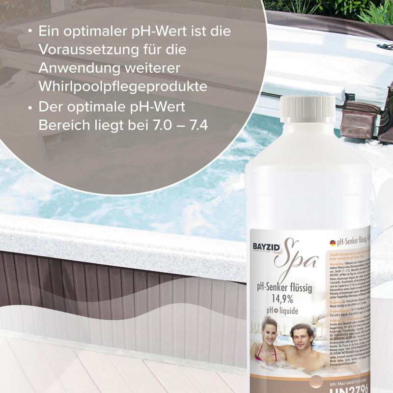 1 kg BAYZID® SPA pH Minus flüssig 14,9% - Höfer Chemie GmbH