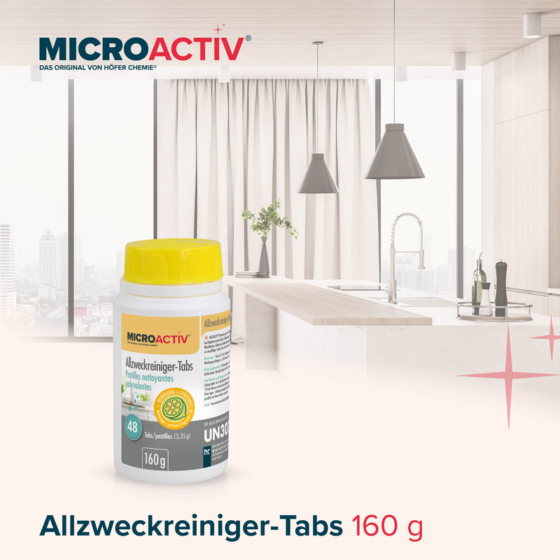 160 g Microactiv® Allzweckreiniger Tabs - Höfer Chemie GmbH