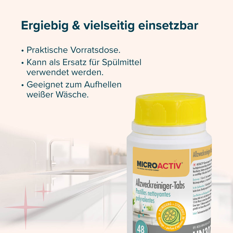 160 g Microactiv® Allzweckreiniger Tabs - Höfer Chemie GmbH
