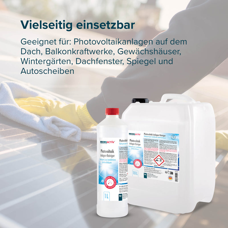 10 L MICROACTIV® Photovoltaik Anlagen Reiniger - Höfer Chemie GmbH
