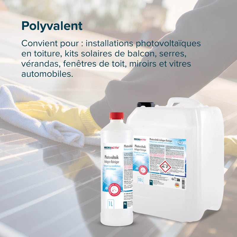 10 L MICROACTIV® Photovoltaik Anlagen Reiniger - Höfer Chemie GmbH
