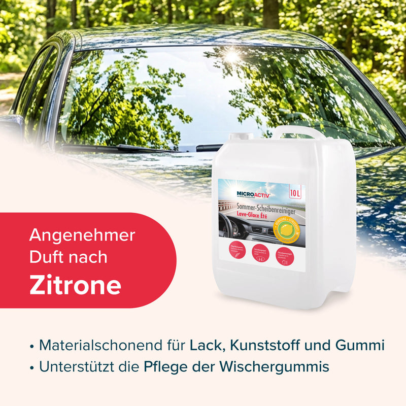 10 L MICROACTIV® Sommer-Scheibenreiniger – anwendungsfertig