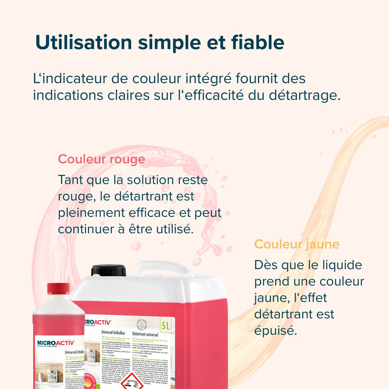 5 L Microactiv® Universal Entkalker mit Farbindikator für Kaffeevollautomaten im Kanister - Höfer Chemie GmbH