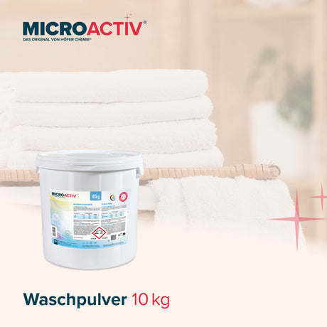 10 kg Microactiv® Waschpulver Vollwaschmittel - Höfer Chemie GmbH