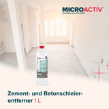 1 L Microactiv® Zement - und Betonschleierentferner in Flaschen - Höfer Chemie GmbH
