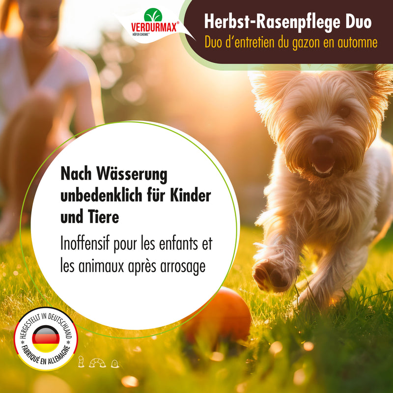 VERDURMAX® Herbst-Rasenpflege Duo 1000 m²
