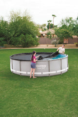 Bâche en PVC pour piscine Ø 427 cm ronde