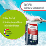 25 kg POOLSEL Meersalz für Salzwasserpools - Höfer Chemie GmbH