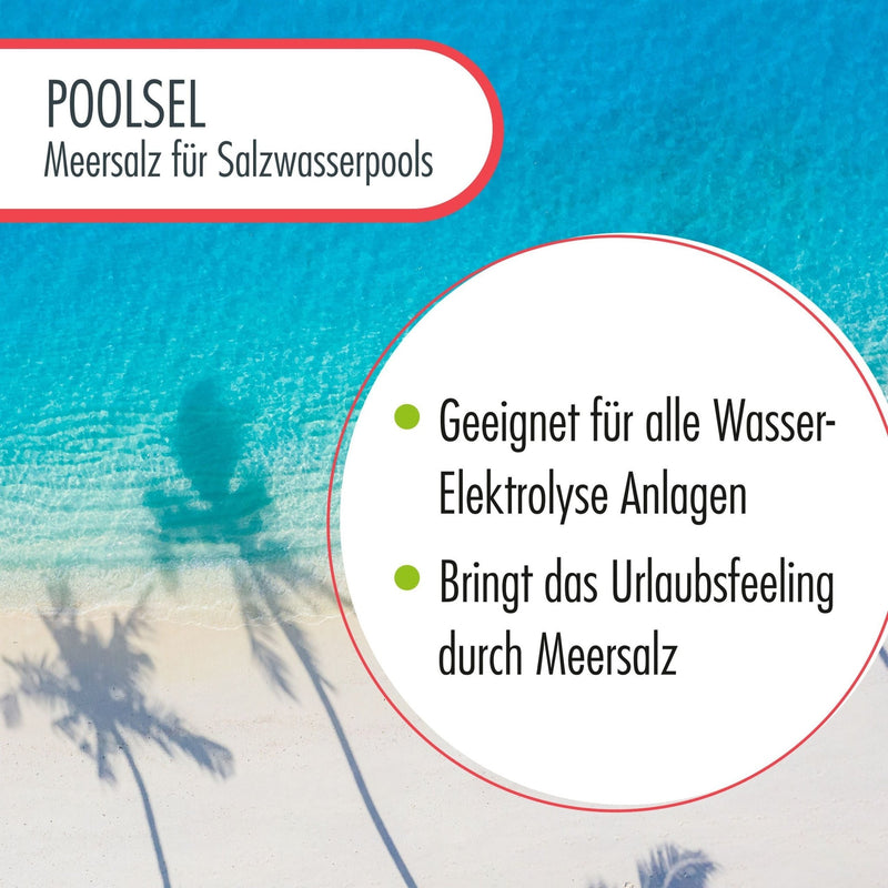 25 kg POOLSEL Meersalz für Salzwasserpools - Höfer Chemie GmbH