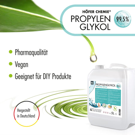 1 L Propylenglykol 99,5% in Pharmaqualität - Höfer Chemie GmbH