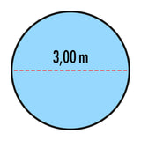 Poolabdeckung für runde Pools 3 m - Höfer Chemie GmbH