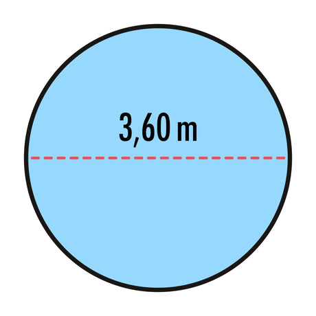 Poolabdeckung für runde Pools 3,60 m - Höfer Chemie GmbH