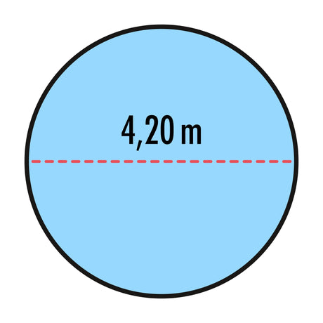 Poolabdeckung für runde Pools 4,20 m - Höfer Chemie GmbH