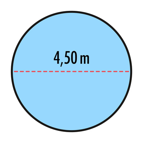 Poolabdeckung für runde Pools 4,50 m - Höfer Chemie GmbH