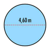 Poolabdeckung für runde Pools 4,60 m - Höfer Chemie GmbH