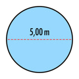 Poolabdeckung für runde Pools 5 m - Höfer Chemie GmbH