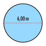 Poolabdeckung für runde Pools 6 m - Höfer Chemie GmbH