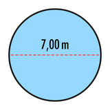 Poolabdeckung für runde Pools 7 m - Höfer Chemie GmbH