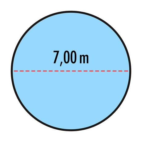 Poolabdeckung für runde Pools 7 m - Höfer Chemie GmbH