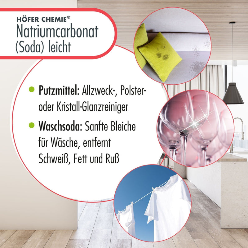 25 kg Natriumcarbonat (Soda) leicht technische Qualität - Höfer Chemie GmbH