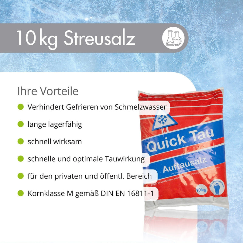 10 kg Streusalz Kornklasse M gemäß DIN EN 16811 - 1 - Höfer Chemie GmbH