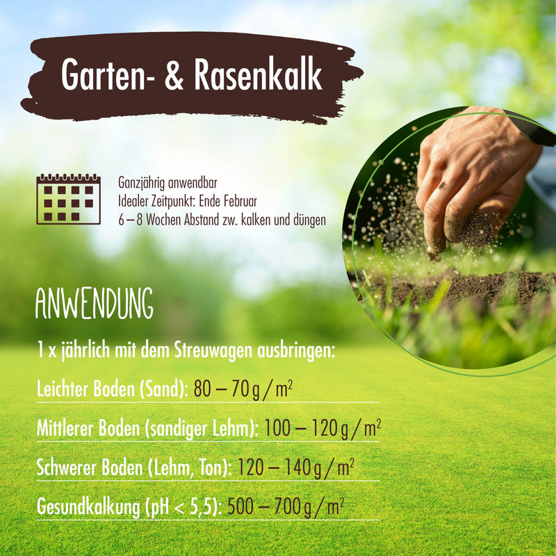7 kg VERDURMAX® Garten - und Rasenkalk - Höfer Chemie GmbH