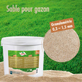 5 kg VERDURMAX® Sable pour gazon 0,3 - 1,5 mm