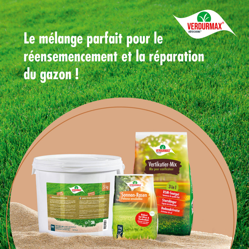 5 kg VERDURMAX® Sable pour gazon 0,3 - 1,5 mm